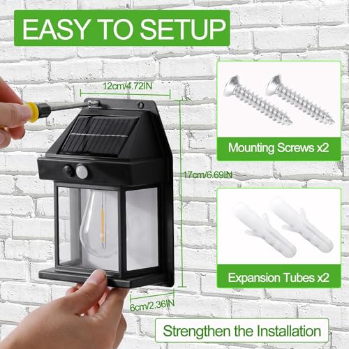 Outdoor Solar Wall Lamp Waterproof