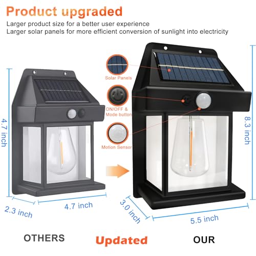 Outdoor Solar Wall Lamp Waterproof