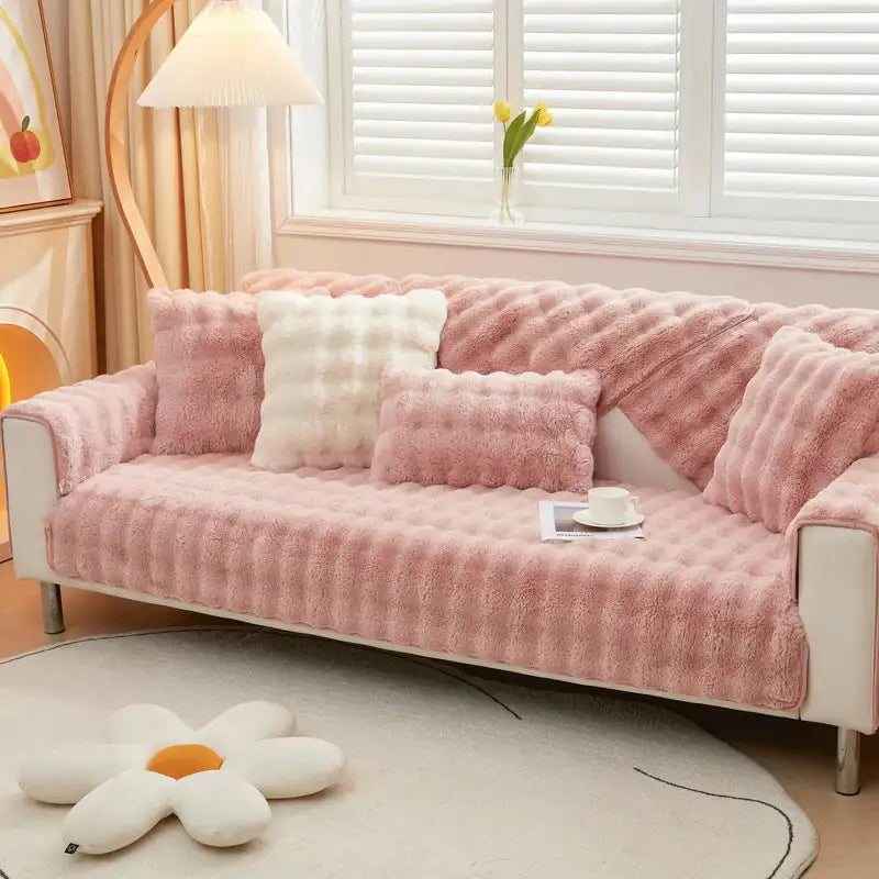 Plush Sofa Cover