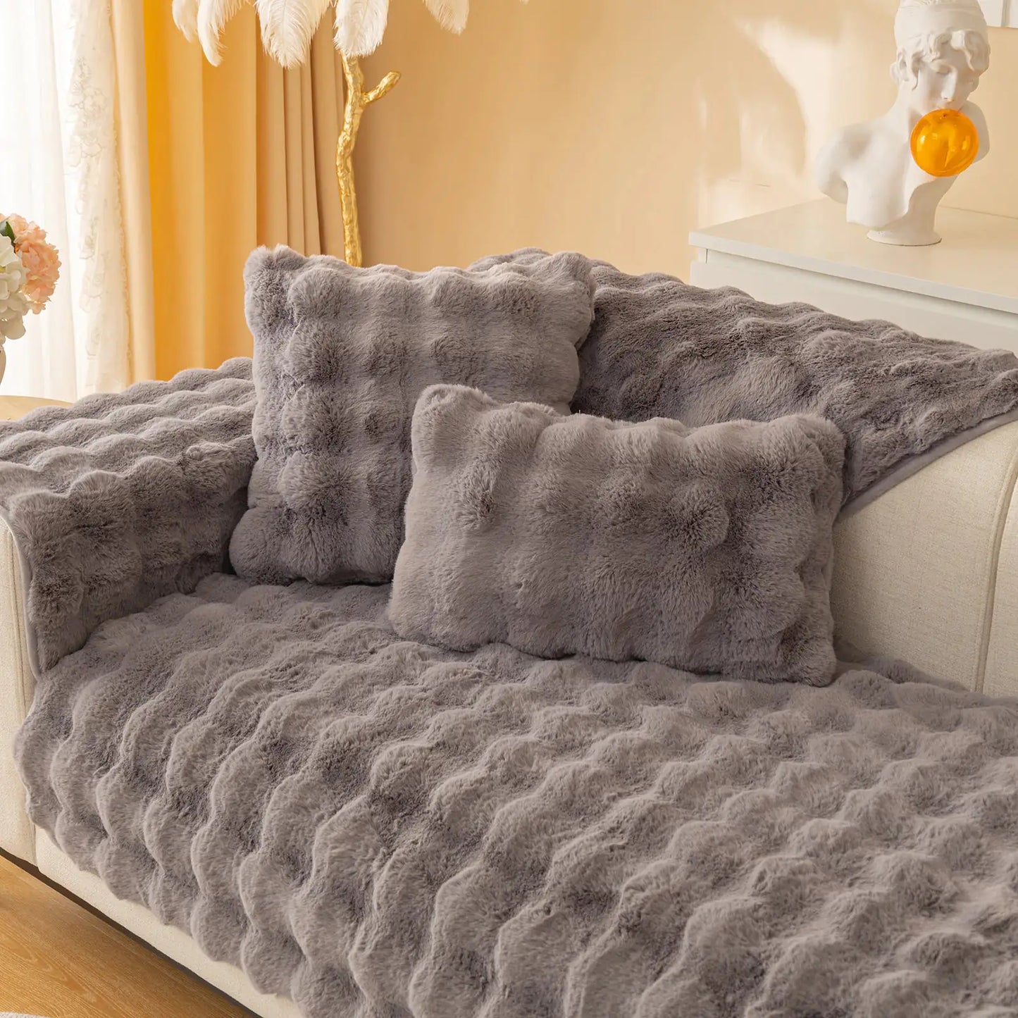 Plush Sofa Cover