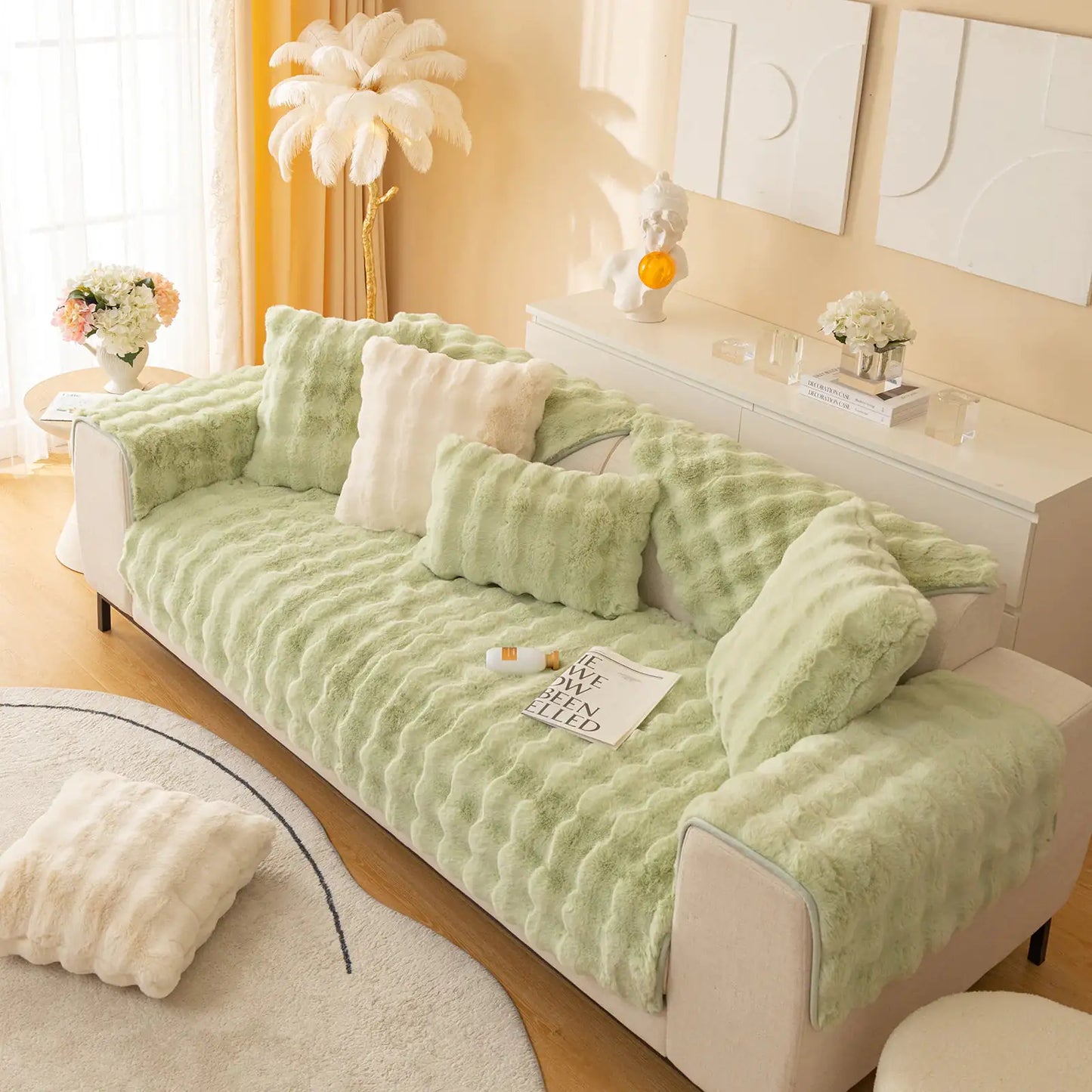 Plush Sofa Cover