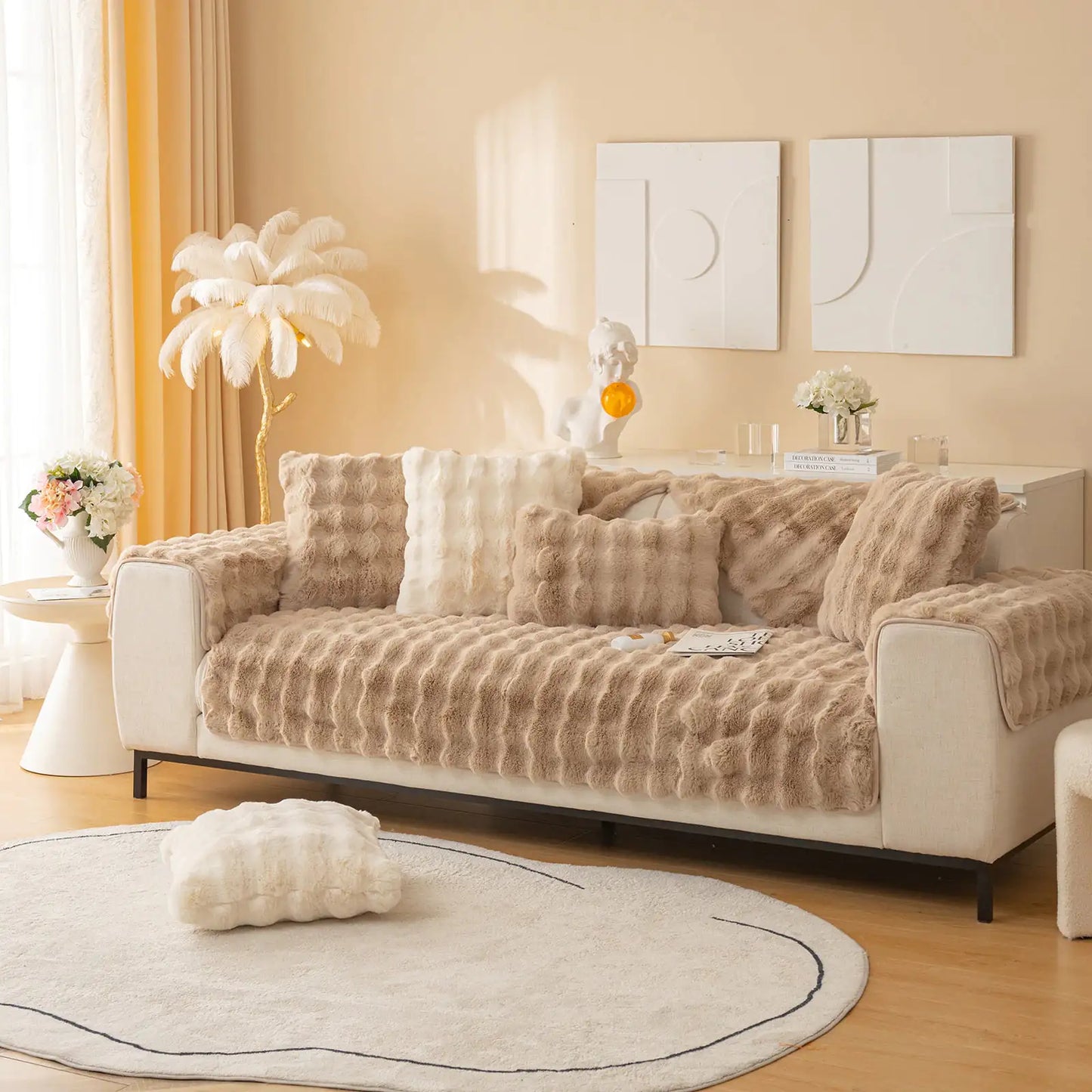 Plush Sofa Cover